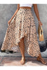 Printed High Waist Ruffled Skirt