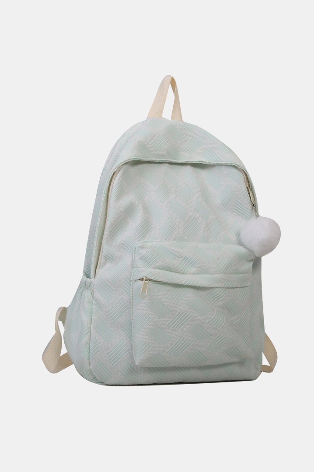Printed Polyester Large Backpack - Handbag - FITGGINS