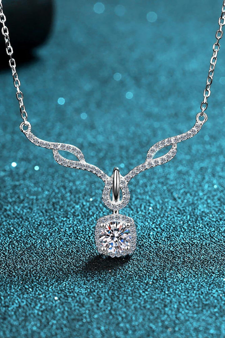 Right On Trend Moissanite Pendant Necklace - Necklaces - FITGGINS