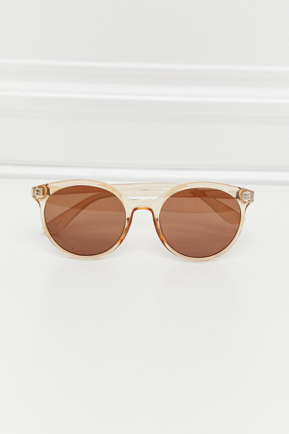 Round Full Rim Polycarbonate Frame Sunglasses - Sunglasses - FITGGINS