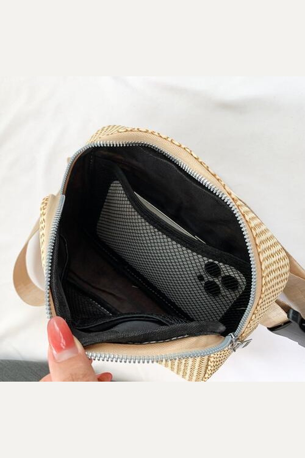 Small PU Leather Sling Bag - Handbag - FITGGINS
