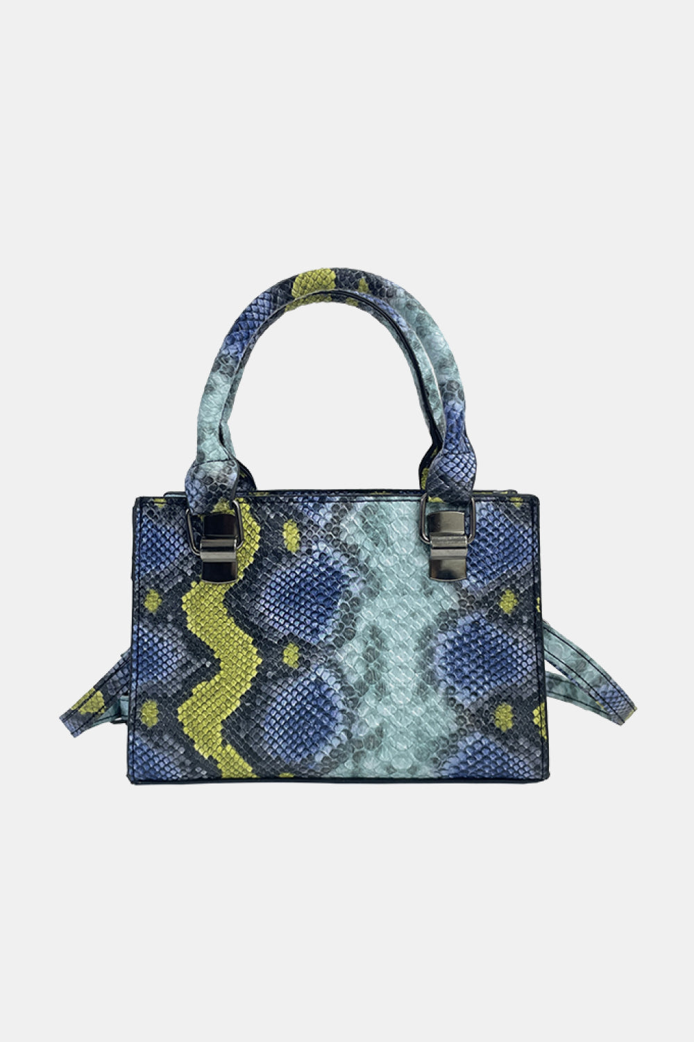 Snakeskin Print PU Leather Handbag - Handbag - FITGGINS