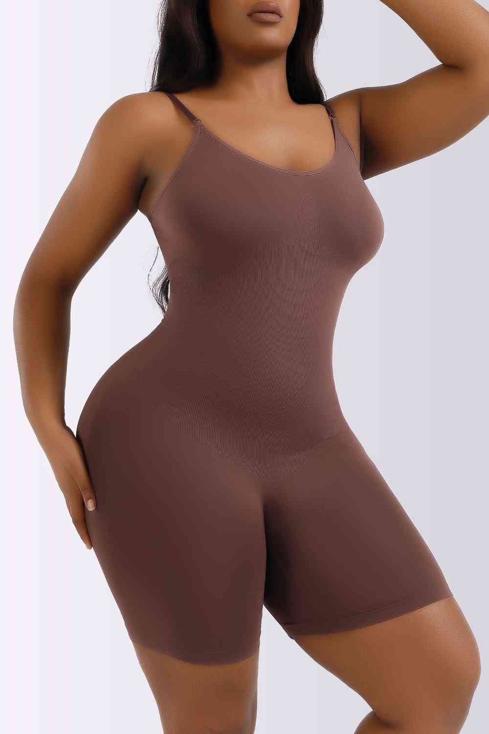 Spaghetti Strap Shaping Romper - Shapewear - FITGGINS