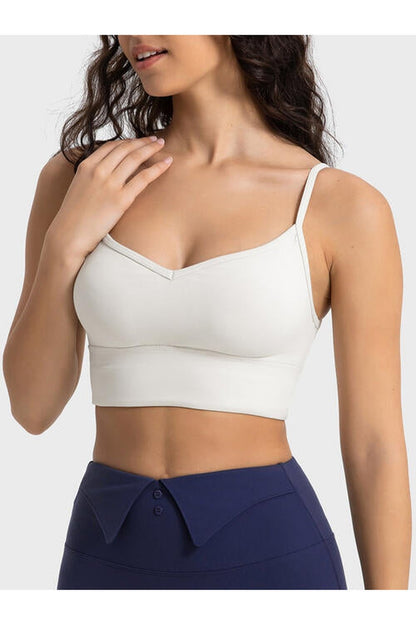 Spaghetti Strap Sport Bra - Sports Bras - FITGGINS