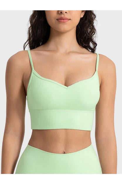 Spaghetti Strap Sport Bra - Sports Bras - FITGGINS