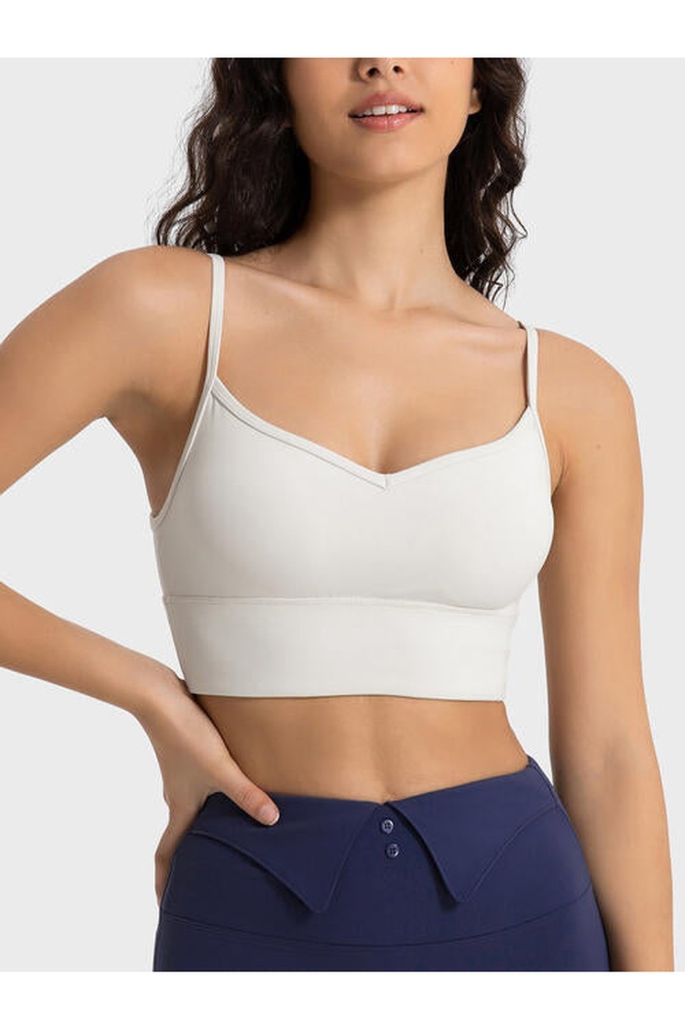 Spaghetti Strap Sport Bra - Sports Bras - FITGGINS