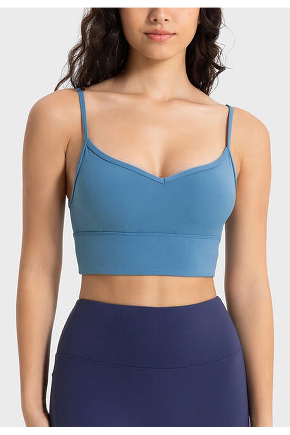 Spaghetti Strap Sport Bra - Sports Bras - FITGGINS