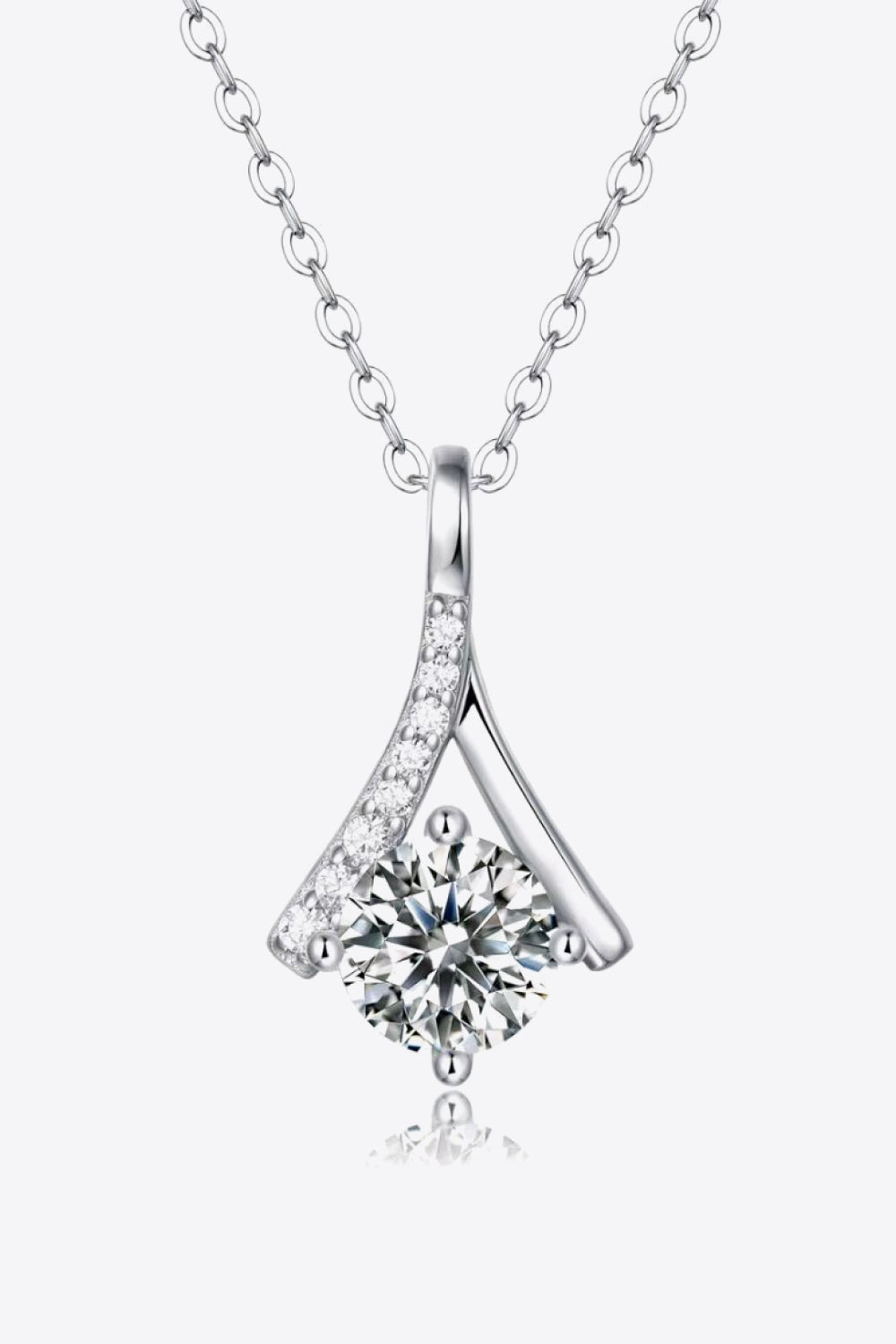 Special Occasion 1 Carat Moissanite Pendant Necklace - Necklaces - FITGGINS