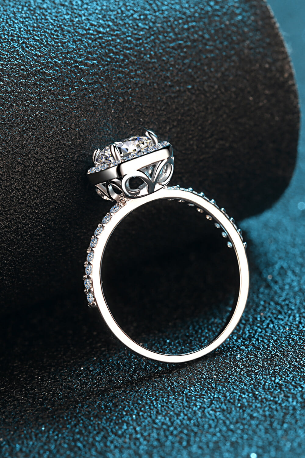 Square Moissanite Ring - Rings - FITGGINS