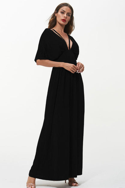 Strappy Neck Maxi Dress - Casual & Maxi Dresses - FITGGINS