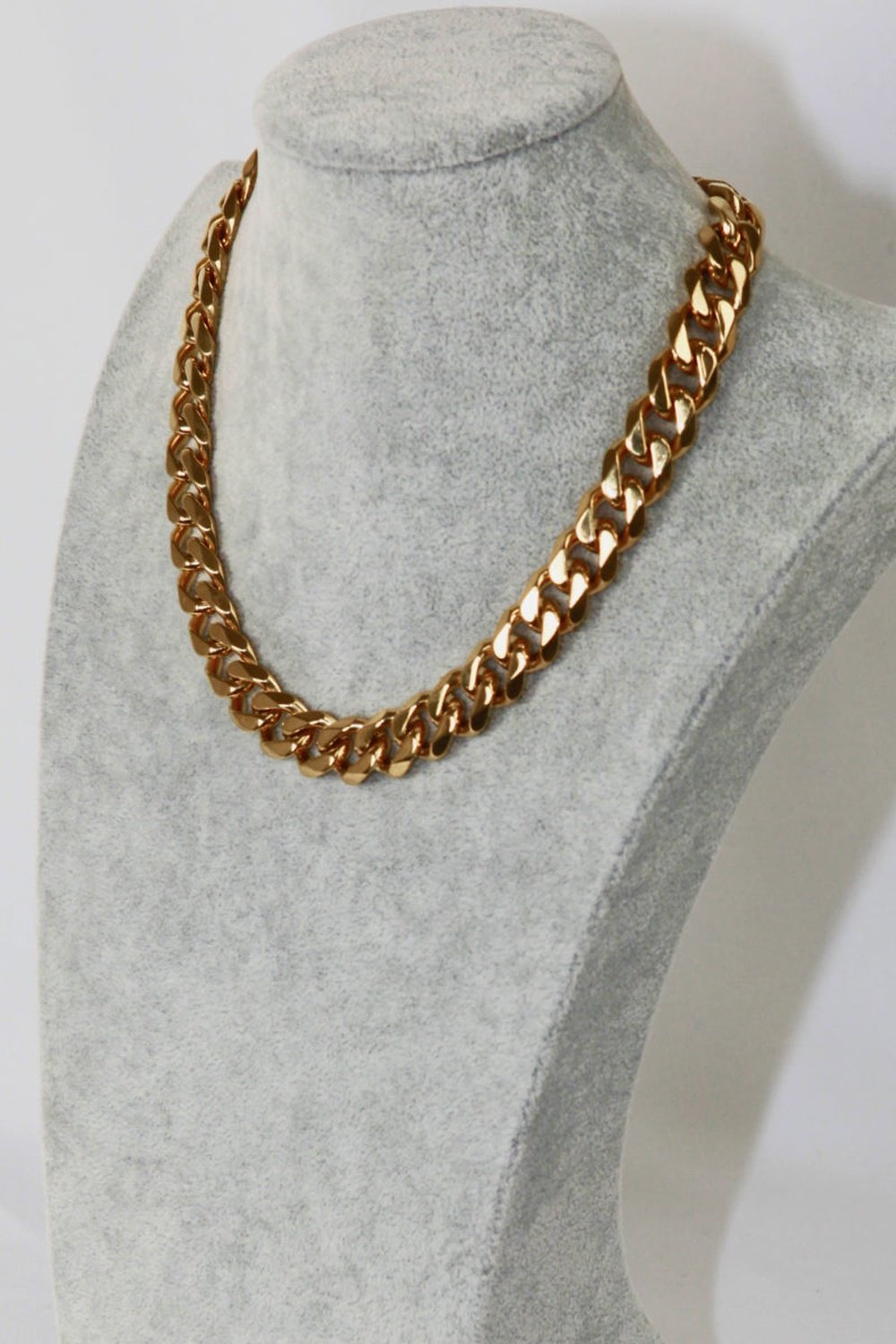 Thick Curb Chain Stainless Steel Necklace - Necklaces - FITGGINS