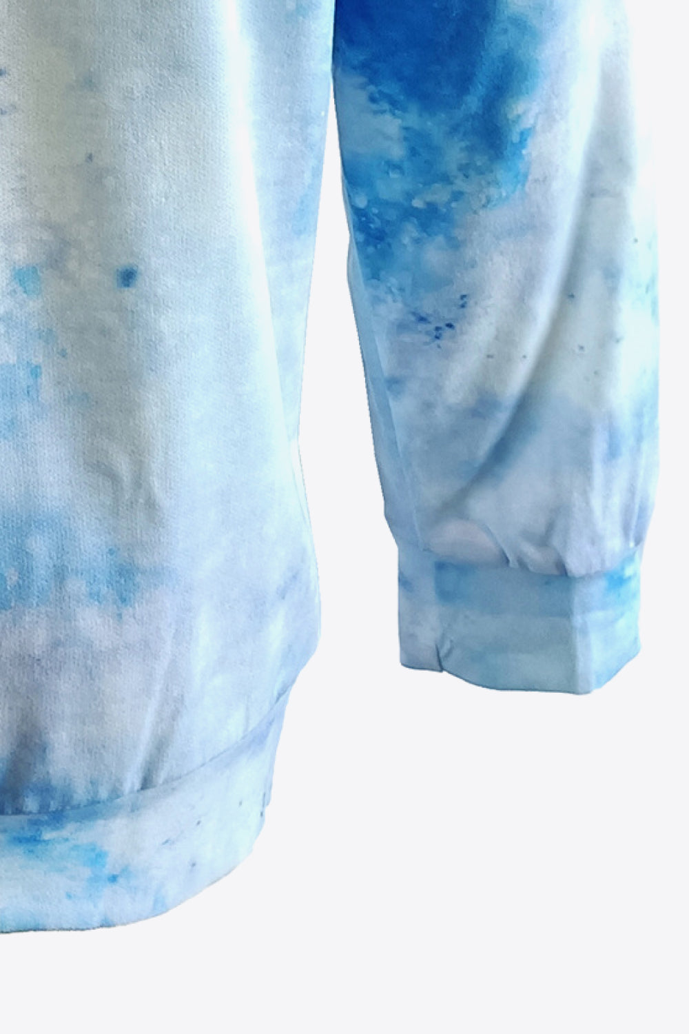 Tie-Dye Butterfly Graphic Raglan Sleeve Sweatshirt - Sweatshirts & Hoodies - FITGGINS