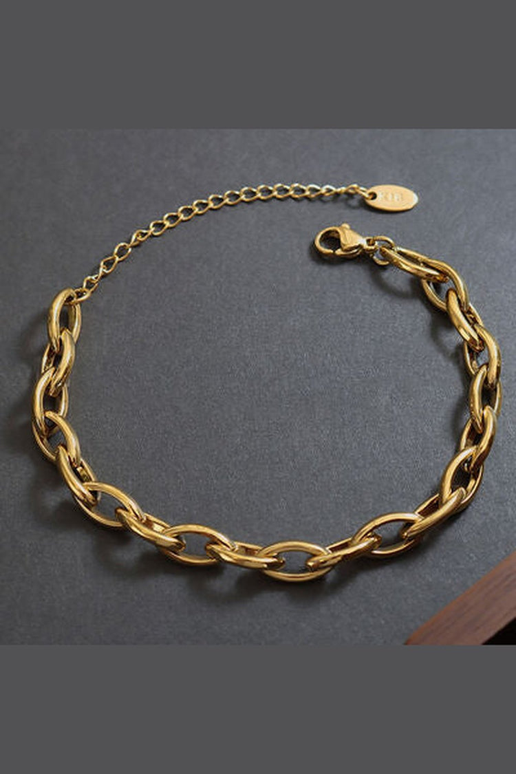 Titanium Steel Chain Bracelet - Bracelets - FITGGINS