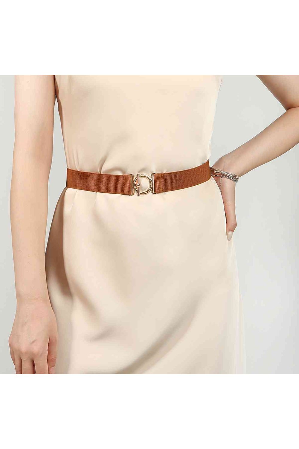 Toggle Clasp Elastic Belt - Belt - FITGGINS