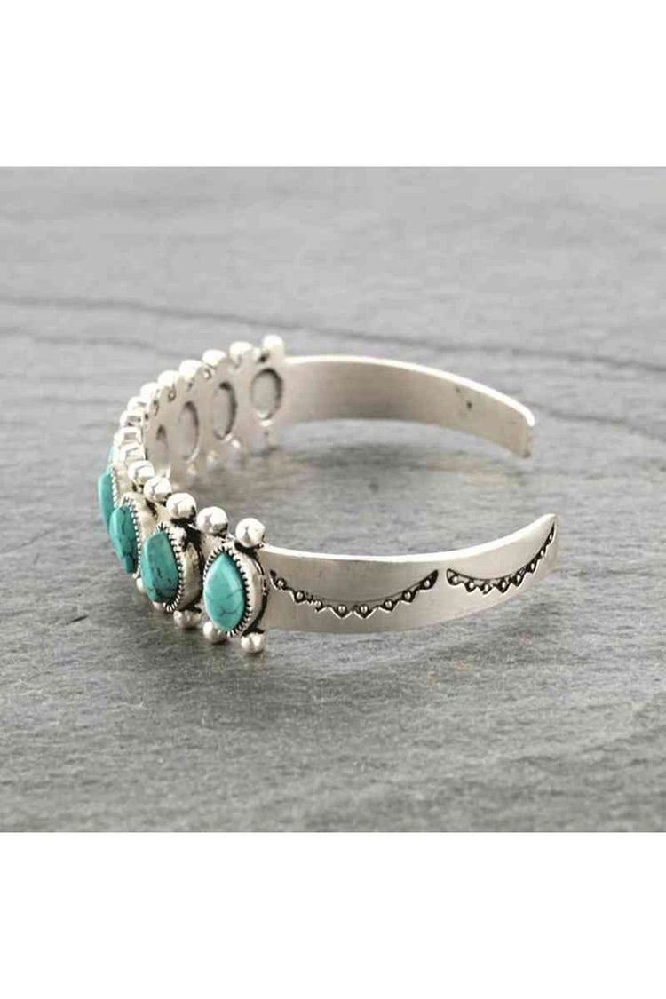 Turquoise Open Bracelet - Bracelets - FITGGINS