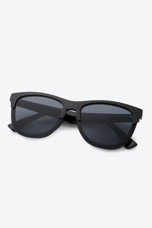 UV400 Browline Wayfarer Sunglasses - Sunglasses - FITGGINS