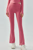 Wide Leg Wide Waistband Long Pants