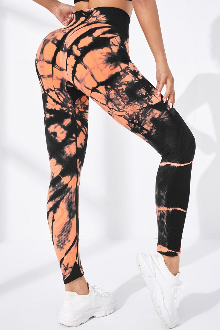 Wide Waistband Long Active Pants - Leggings - FITGGINS