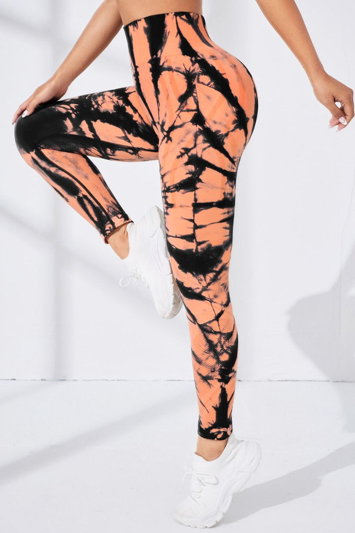 Wide Waistband Long Active Pants - Leggings - FITGGINS
