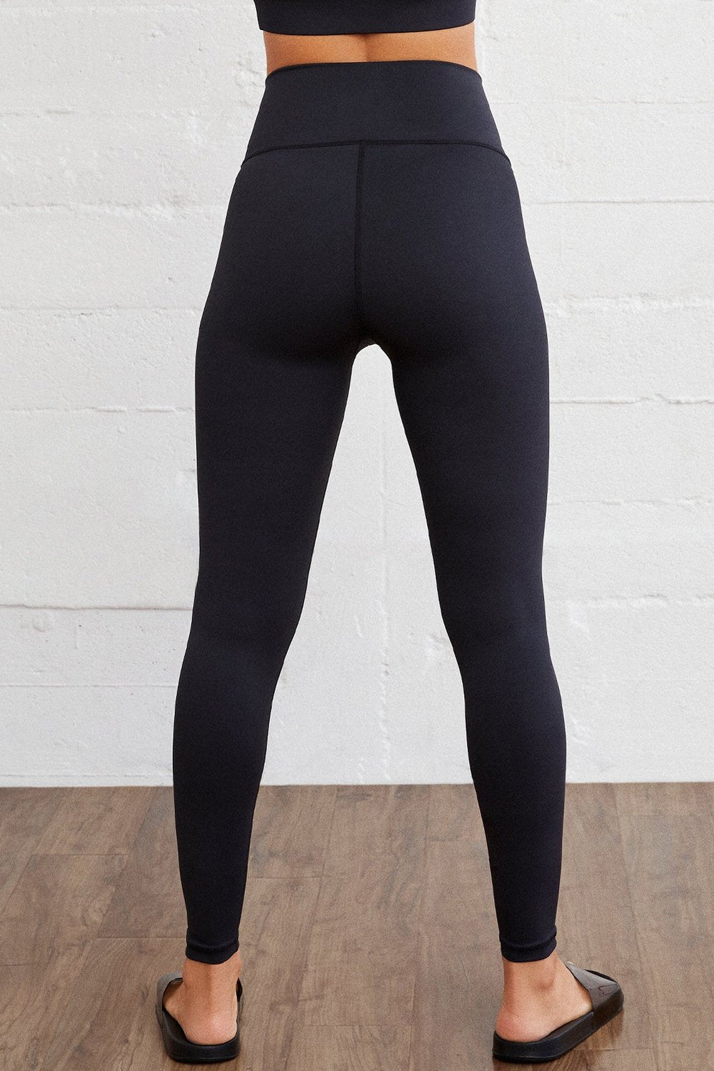 Wide Waistband Slim Fit Sports Pants - Leggings - FITGGINS