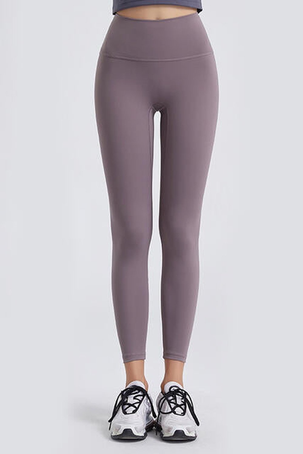 Wide Waistband Sports Leggings - Leggings - FITGGINS