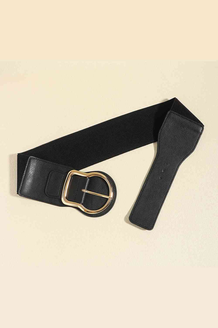 Zinc Alloy PU Leather Belt - Belt - FITGGINS