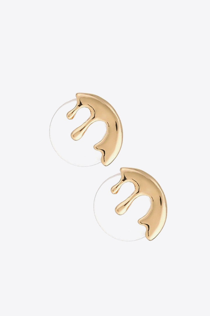 Zinc Alloy and Acetate Stud Earrings - Earrings - FITGGINS