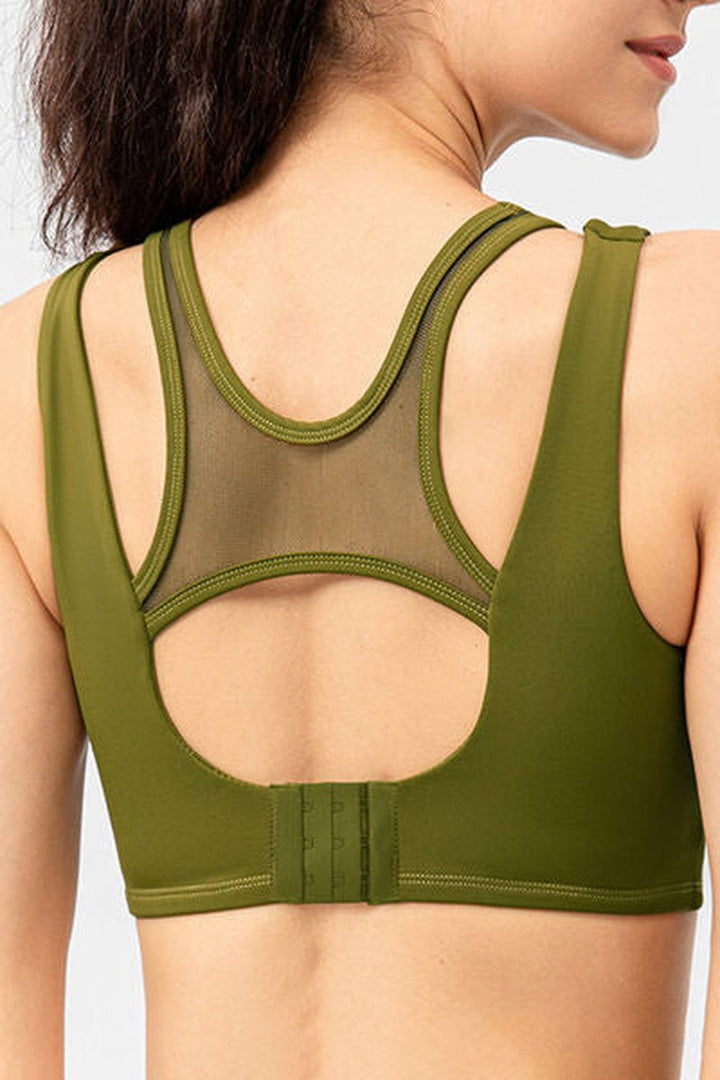 Cutout Wide Strap Active Tank - Crop Tops & Tank Tops - FITGGINS