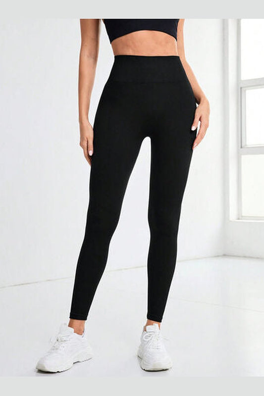 High Waist Active Leggings - Leggings - FITGGINS